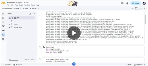 Optical Character Recognition with Python and Tesseract OCR | Parv Gaur posted on the topic | LinkedIn