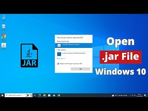 How to Open .jar File in Windows 10
