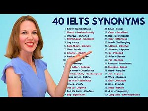 LEARN 40 IELTS Synonyms in 20 minutes | Advanced English Vocabulary