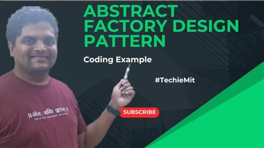 Abstract factory design pattern |Coding Example|Java Design Pattern | Amit Chavan