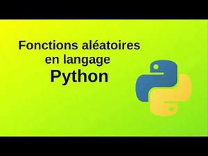 Première approche de la bibliothèque "random" en langage Python