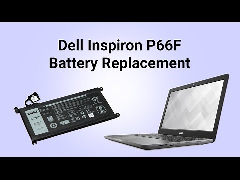 Dell Inspiron P66F Battery Replacement