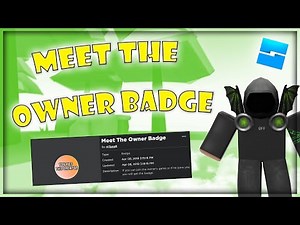 How to Make a MEET THE OWNER BADGE in ROBLOX STUDIO!