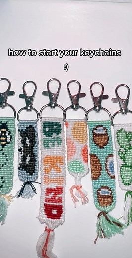 How to Make DIY Thread Keychains - Tutorial