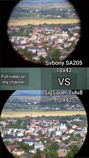 Premium vs Budget Binoculars Sig Sauer Zulu8 vs Svbony SA205
