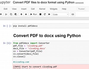 1.9K views · 42 reactions | Pdf to docx conversion | Python Coding | Facebook