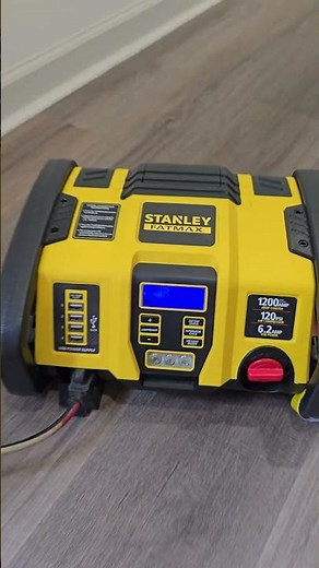 How To Charge STANLEY FATMAX 1000 Peak Amp Power Station