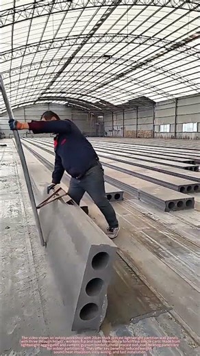 20cm Precast Lightweight Partition Panels: Workshop Handling & Transport​