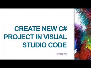 Create New C# project in Visual Studio Code