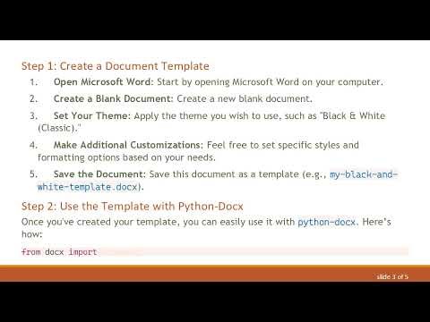 How to Set a Custom Theme in Python-Docx Documents