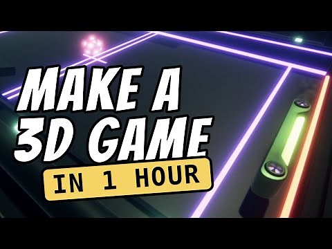 How to make a 3D game with Unity in 1 hour | Beginner Tutorial | Easy