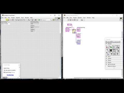 LabVIEW | String Palette 10 - Scan From String