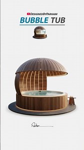 🔥 Insane Bubble Tub – Luxury Rotating Dome Hot Tub