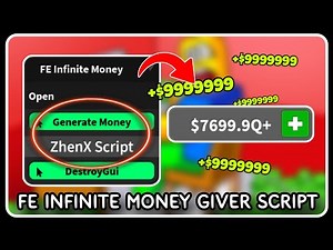 [ FE ] Infinite Money Giver Script - ROBLOX SCRIPTS - Generate 9999999x Money
