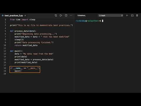 Best Practices for Python Main Functions