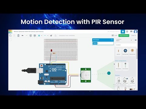 Motion Detection with PIR Sensor and Arduino | Robotics Project
