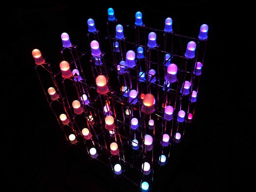 4x4x4 RGB LED Cube