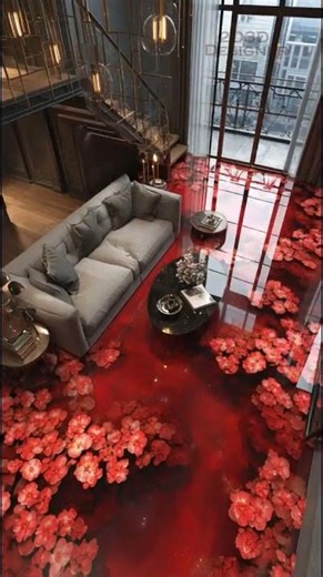 Stunning Cherry Blossom Epoxy Floor Transformation