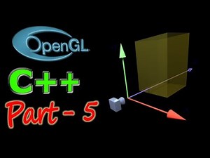 OpenGL Tutorial - 5 | Projection and the Third Dimension | OpenGL in C++ with the GLUT library