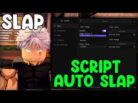 [✋NEW] Slap OP Script Auto Slap, Auto Dodge & MORE - Roblox 2025