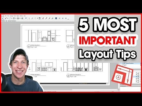 5 MOST IMPORTANT TIPS for Modeling for Layout in SketchUp