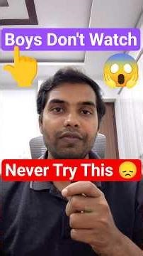 ✅ Never Try This ❗99% Log Nahi Jaante 😱 ❌ Boys Don't Watch this
