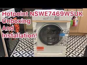 Unboxing and installing my brand new Hotpoint NSWE7469WSUK washing machine!