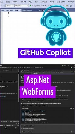 GitHub Copilot Asp.Net - Web Forms to Blazor Migration - Part 2 #githubcopilot
