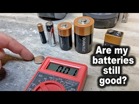 How to Test Common Household Batteries With A Multimeter