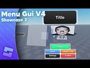 (Free!) Main Menu Gui V4 Showcase 2 // Roblox Studio //