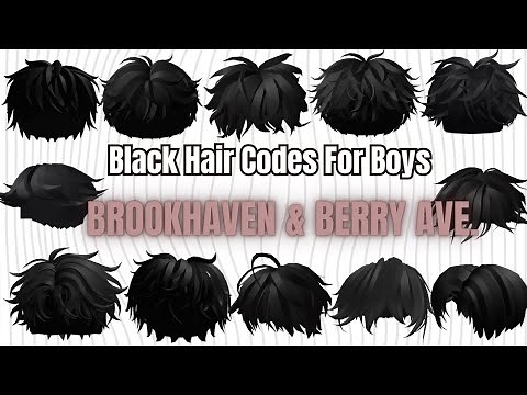 40+ Aesthetic Roblox Hair Codes for Boys: Berry Avenue, Bloxburg, and Brookhaven