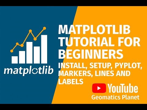 Matplotlib Tutorial for Beginners | Install, Setup, Pyplot, Markers, Lines and Labels