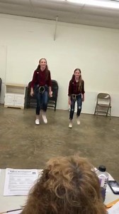 Ivy Beth and Katelynn clogging at O’Rama. We do not own rights to the music. | Simply Southern Cloggers