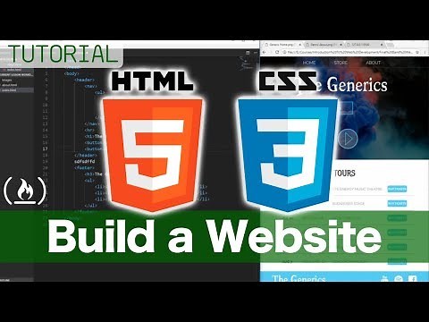 HTML and CSS Tutorial - Create a Website for Beginners
