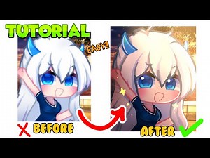 EASY Lighting Tutorial - Gacha Club - IbisPaint X -