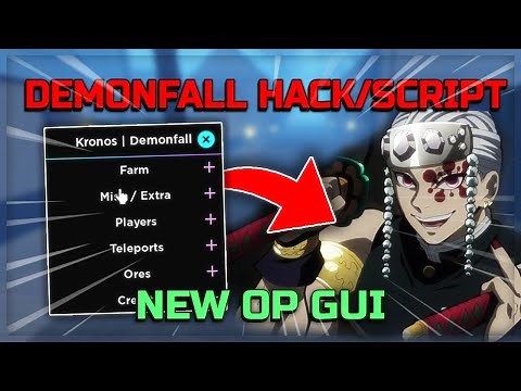 [NEW] Demonfall Script GUI 🔥 AUTO FARM, GOD MODE, TRINKET FARM & MORE! 🔥 Roblox Demonfall Hack