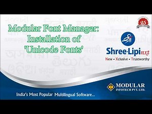 Font Manager - Install Unicode Fonts