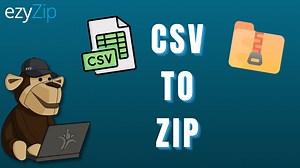 Convert CSV to ZIP Online. Quick, Secure & FREE!