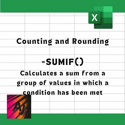 🎥 Excel Formulas Cheat Sheet Part 3 - Master the Counting and Rounding Formulas!