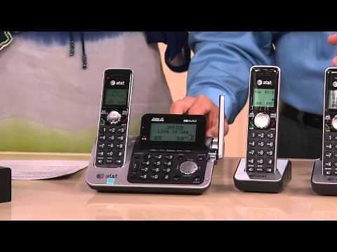 AT&T Cordless Phone System with 4 Handsets & Answering Machine with Nancy Hornback