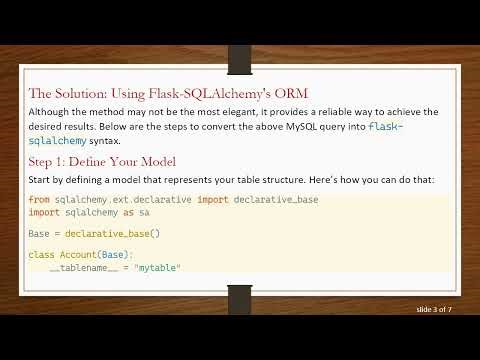 Converting MySQL Queries to Flask-SQLAlchemy