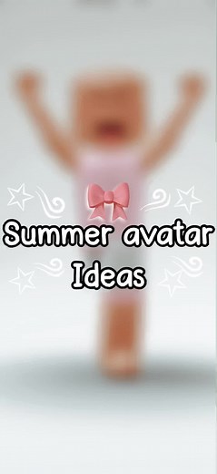 Summer Avatar Ideas | Roblox Edit & Preppy Lifestyle