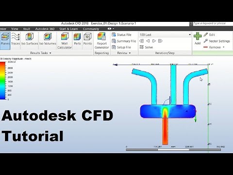 How to simulate flow analysis in Autodesk CFD Manifold velocity and pressure analysis tutorial