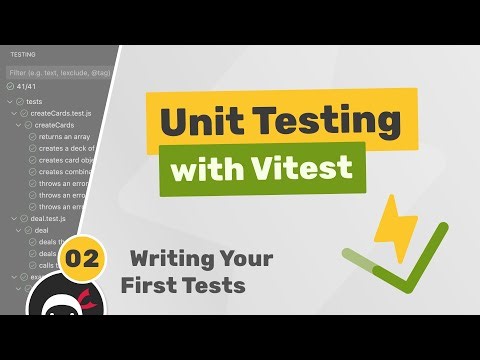 Unit Testing (Vitest) Tutorial #2 - Writing Your First Test
