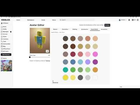 How to make a Noob avatar in Roblox! (2025)