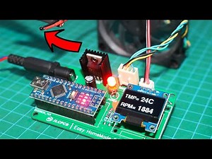How to Make Temperature Controlled PWM Fan Controller Using ARDUINO and THERMISTOR