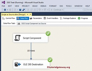 SSIS Script Component as Source
