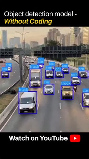 Thiru | AI & ML Engineer on Instagram: "Comment 'Link' for YouTube Tutorial - Build object detection model without coding . . Object Detection, AI project, No code, No code Tool, AI . . #ai #objectdetection #machinelearning #datascience"