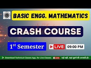 Basic Engineering Math Crash Course || Polytechnic 1st Semester || Math 1st Semester SBTE Bihar