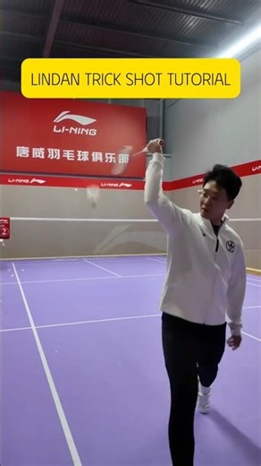Lin Dan Trick Shot Tutorial - (Episode 23). #badminton #badmintonlovers #badmintontraining